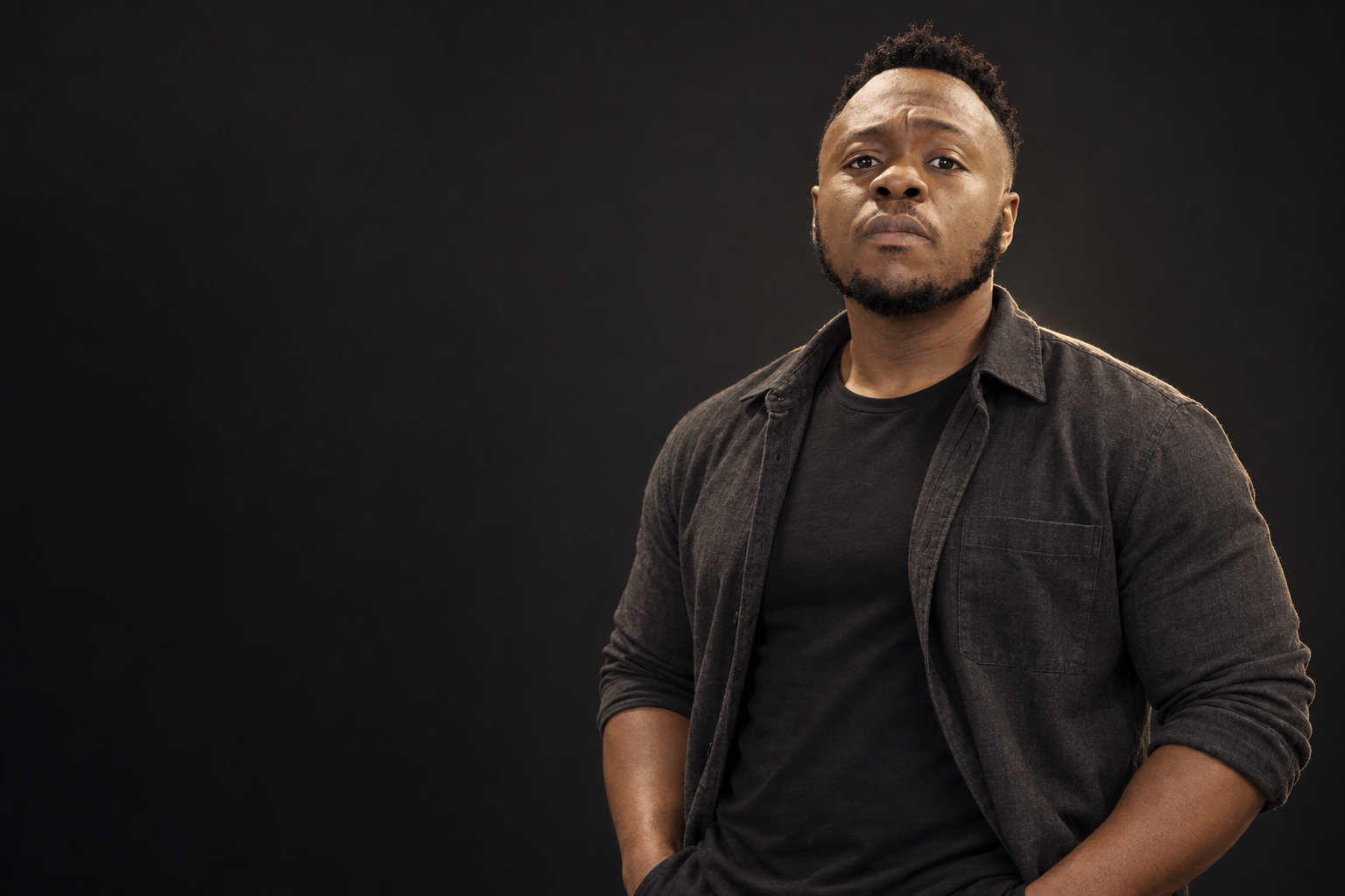 AI-assisted editorial portrait of CJ Biggerman based on recent reference photos